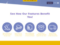 StoreSmart Self-Storage website screenshot