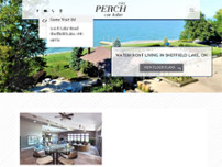 The Perch on Lake website screenshot