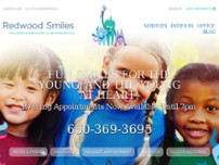 Redwood Smiles website screenshot