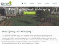 Estep Lighting and Landscaping website screenshot