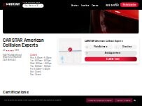 Website Screenshot CARSTAR American Collision Experts