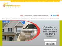 Outdoor Insurance Services website screenshot