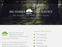 Big Timber Tree Service website screenshot
