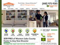 Screenshot for https://www.servprowesternlakecountyoh.com/