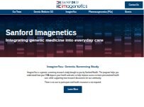 Website Screenshot Sanford Imagenetics