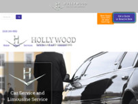 Hollywood Town Car And Limousine website screenshot