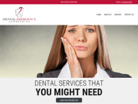 Dental Emergency Associates website screenshot
