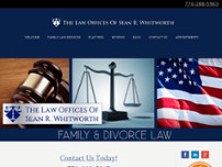 Law Offices of Sean R. Whitworth website screenshot