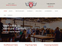 ventureshuffleboard website screenshot