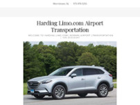 HARDING LIMO website screenshot