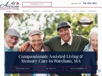 Website Screenshot All American Assisted Living at Wareham