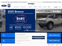 Website Screenshot Kenny Ross Ford South