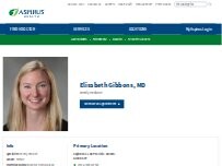 Website Screenshot Elisabeth Gibbons
