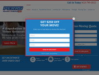 Screenshot for http://perrymoving.com/