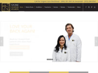 Spine Center Macon website screenshot