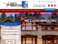 Dan's Window Cleaning website screenshot