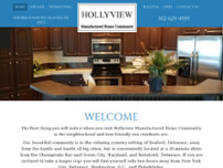Screenshot for https://www.hollyviewmobilehomepark.com/