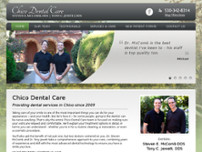 Screenshot for https://www.chicodentalcare.com/