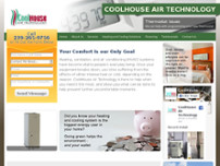 CoolHouse Air Technology website screenshot