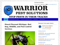 Screenshot for http://www.warriorpestsolutions.com