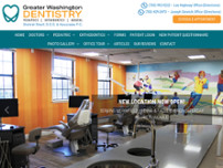 Greater Washington Dentistry: Dr. Shohreh Sharif website screenshot