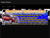 Pepito Motors website screenshot