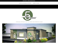 5 Mile Storage website screenshot