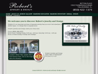 Robert's Jewelry & Design website screenshot