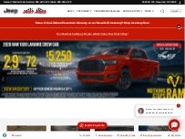 Website Screenshot Jacky Jones Chrysler Dodge Jeep Ram
