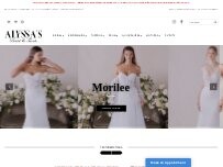 Website Screenshot Alyssa's Bridal & Tuxedos