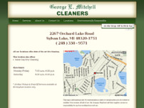 George E Mitchell Cleaners website screenshot