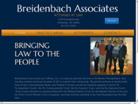 Breidenbach Associates Attorney at Law website screenshot