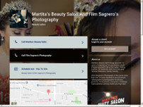 Martita’s Beauty Salon And Film Sagrero’s Photograph website screenshot