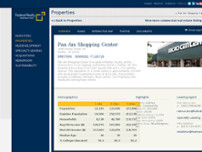 Pan Am Shopping Center website screenshot