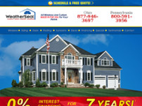 WeatherSeal Home Services website screenshot