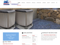 24 Hour Air Service website screenshot