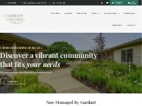 Website Screenshot Carriage Crossing Senior Living of Arcola