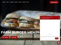 Website Screenshot Farm Burger Memphis