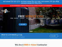 Service 1 Heating & A/C LLC website screenshot