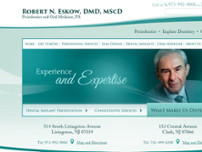 Periodontics & Oral Medicine, PA  Robert N Eskow DMD website screenshot