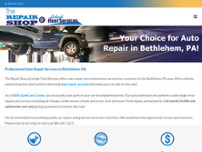 Screenshot for https://therepairshop.lehighfleetservices.com