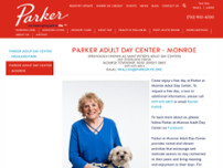 Screenshot for https://www.parkerlife.org/adult-day/parker-adult-day-center-monroe