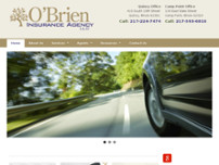 O'Brien Insurance Agency website screenshot