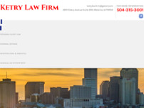 Ketry Law Firm website screenshot