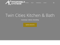 Affordable Kitchens MN website screenshot