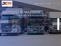 PC Truck Center website screenshot