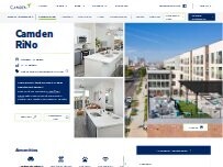 Website Screenshot Camden RiNo Apartments