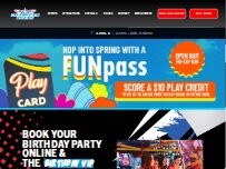 Website Screenshot Celebration Station Greensboro