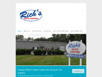 Rich's Auto Center, Inc website screenshot