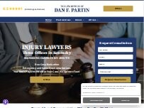 Website Screenshot The Law Offices of Dan F. Partin